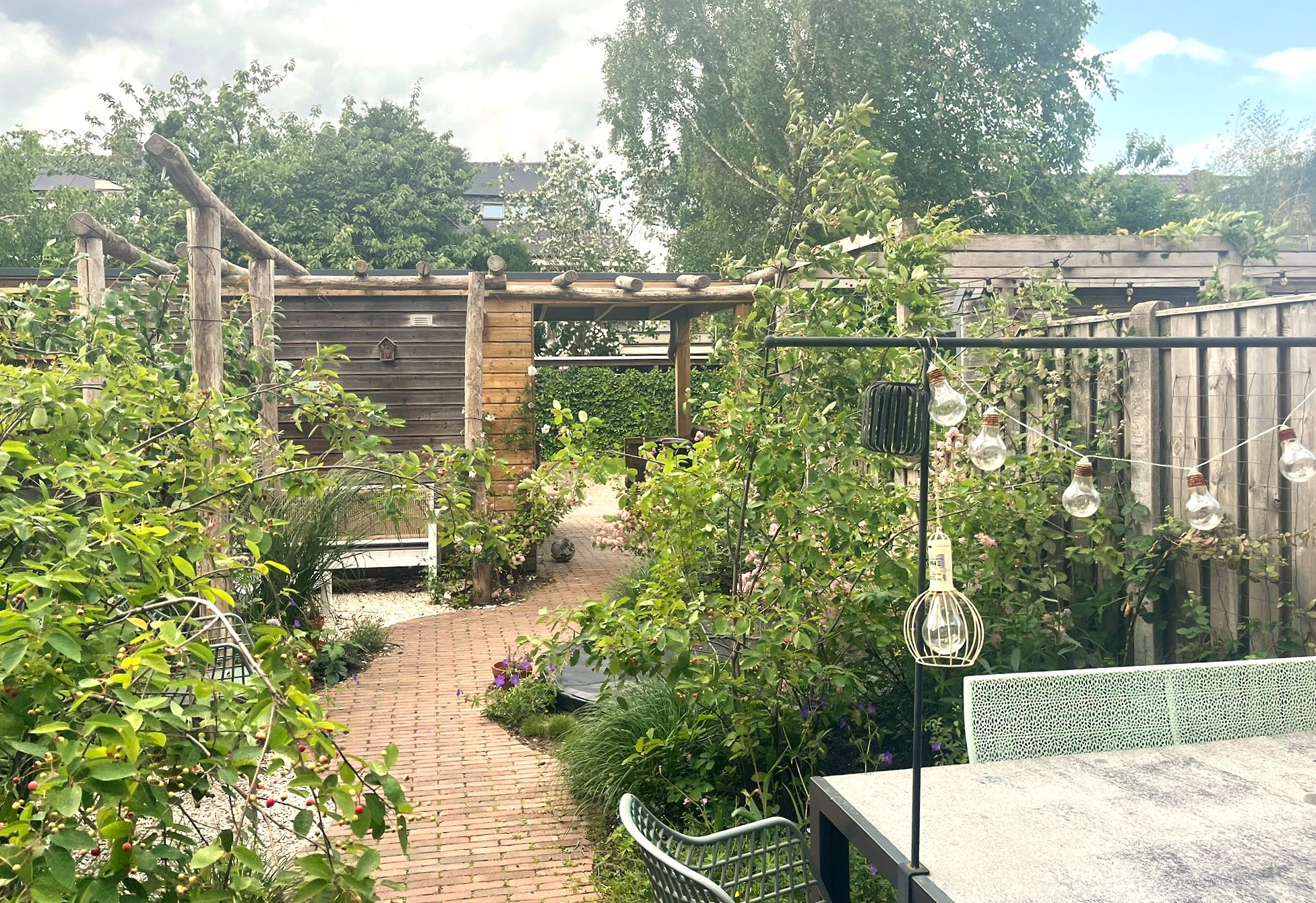 Ontwerp stadstuin nadien - overzicht